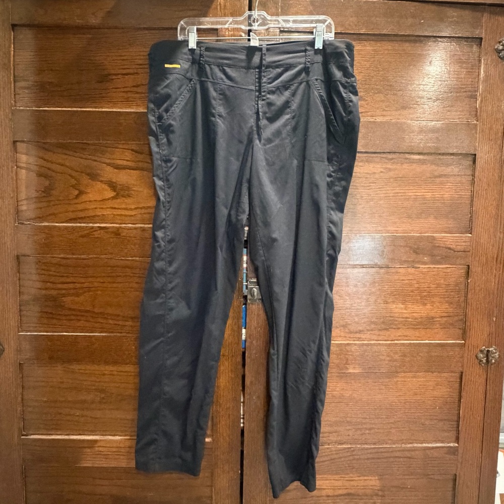 Lole XL Black athletic Pants joggers lightweight drawstring hiking outdoor comfy